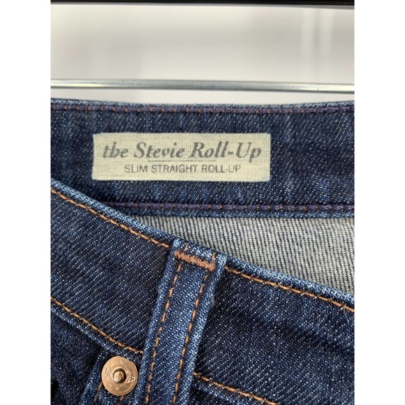 AG Adriano Goldschmied Size 29 Jeans The Stevie Roll Up Slim Straight (31x25) - Picture 4 of 9